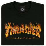 Thrasher T-Shirt Inferno Black
