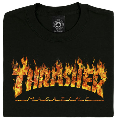 Thrasher T-Shirt Inferno Black