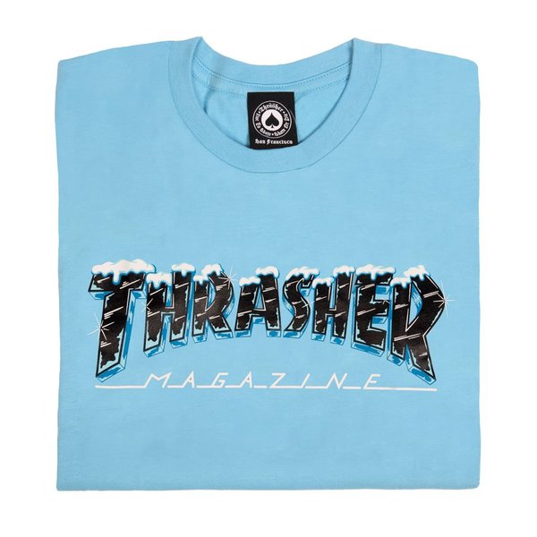 Thrasher T-Shirt Wo Black Ice Light Blue