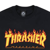 Thrasher T-Shirt Youth Flame Black