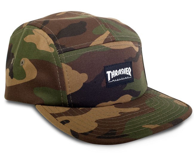 Thrasher Cap 5 Panel Camo
