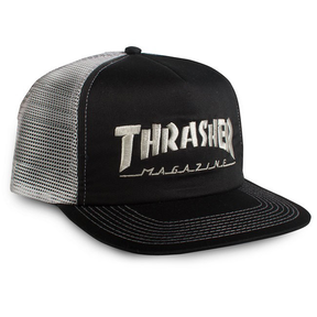 Casquette Thrasher Mag Logo Mesh Emb Black Grey
