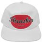 Thrasher Cap Oval Snapback White