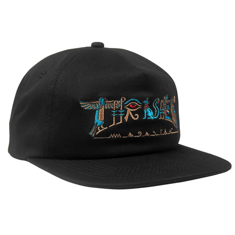 Thrasher Cap Hieroglyphics Snapback Black
