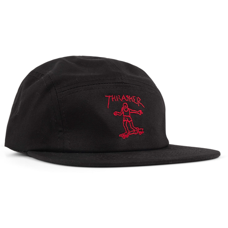 Thrasher Cap Gonz 5 Panel Black Red