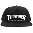 Thrasher Cap Mag Logo Snapback Black White