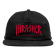 Thrasher Cap Toy Machine Scratch Snapback Black