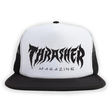 Thrasher Cap Metal Black White Black Trucker