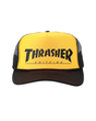 Thrasher Cap Spitfire Trucker Black Gold Black
