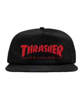 Thrasher Cap Spitfire Snapback Black