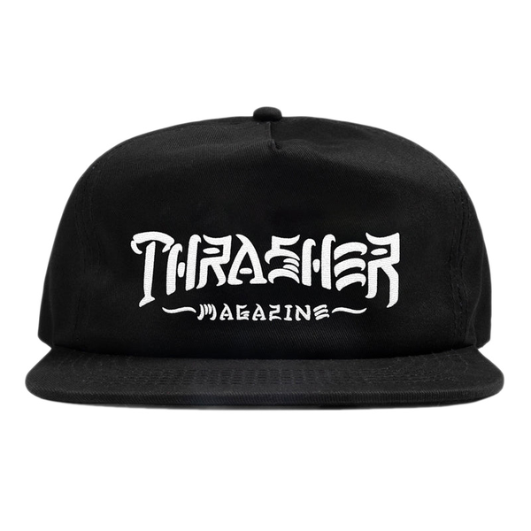Casquette snapback Thrasher Thrash & Destroy Black