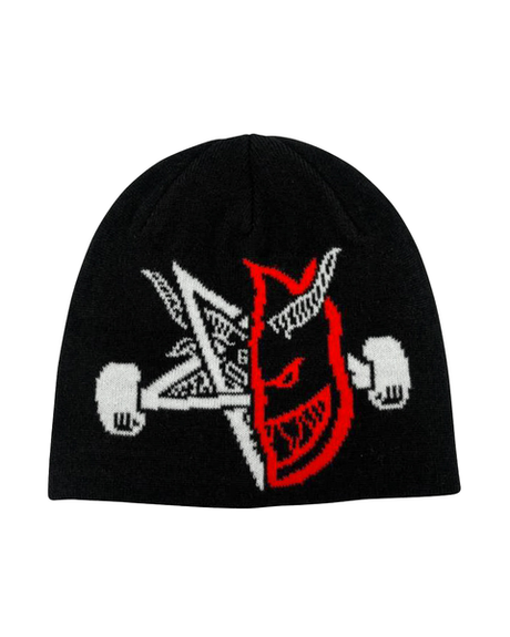 Thrasher Beanie Spitfire Thrash & Burn Skully Black