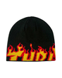 Thrasher Beanie Flame Skully Black