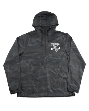Thrasher Jacket Spitfire Thrash & Burn Anorak Black Camo