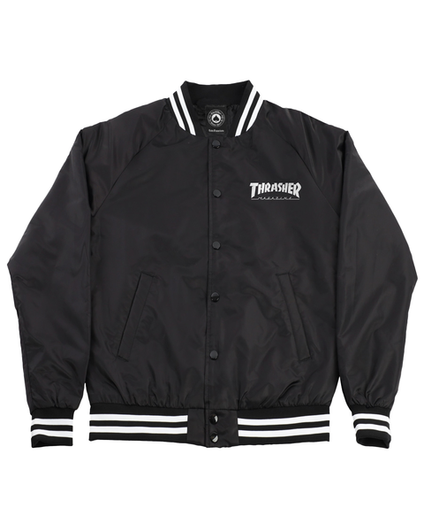 Thrasher Jacket Mag Logo Dugout Black White