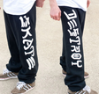 Thrasher Sweatpants Skate & Destroy Black