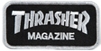 Thrasher Patch Logo Grey Black