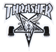 Thrasher Patch Logo Skate Goat Black White