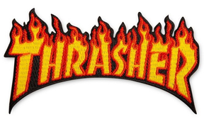 Thrasher Patch Flame