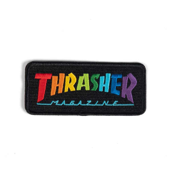 Thrasher Patch Rainbow Mag