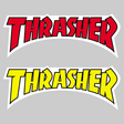Thrasher Sticker (Pack De 25) Logo Die Cut