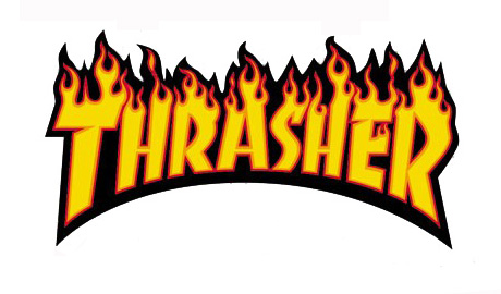 Thrasher Sticker (Pack De 25) Flame Medium