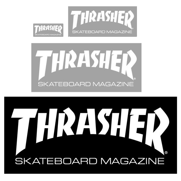 Thrasher Sticker (Pack De 25) Skate Mag Super