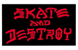 Thrasher Sticker (Pack De 25) Skate And Destroy Medium