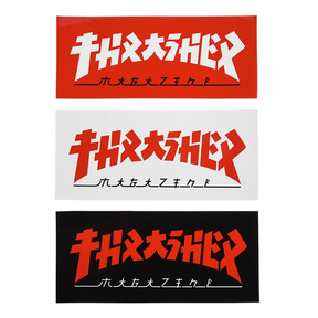 Thrasher Sticker (Pack De 25) Godzilla Rectangle