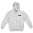 Thrasher Sweat Logo Hood Zip Grey