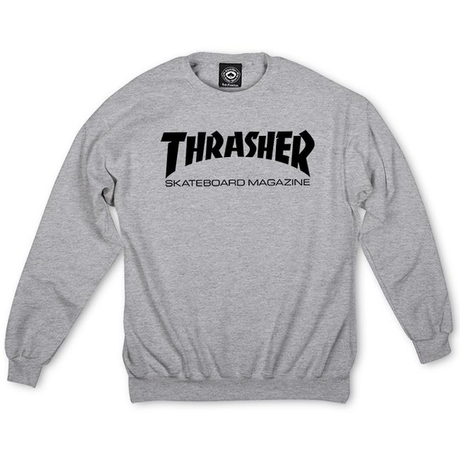 Thrasher Sweat Skate Mag Grey
