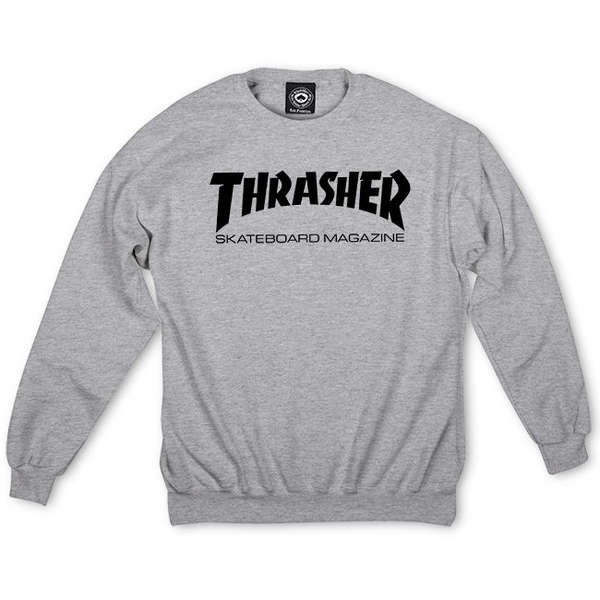 Thrasher Sweat Skate Mag Grey
