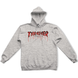 Thrasher Sweat Blood Drip Hood Ash