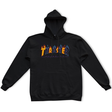 Thrasher Sweat Double Flame Hood Black