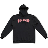 Thrasher Sweat Wo Godzilla Hood Black Pink