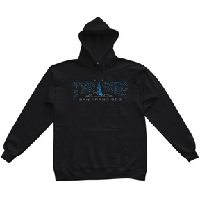 Thrasher Sweat Pyramid Hood Black