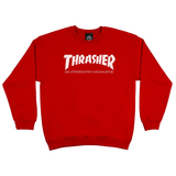 Thrasher Sweat Skate Mag Crew Red