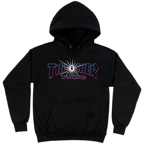 Thrasher Sweat Thrasher X Aws Nova Hood Black