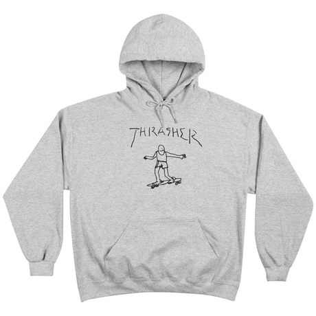 Thrasher Sweat Gonz Hood Grey Black