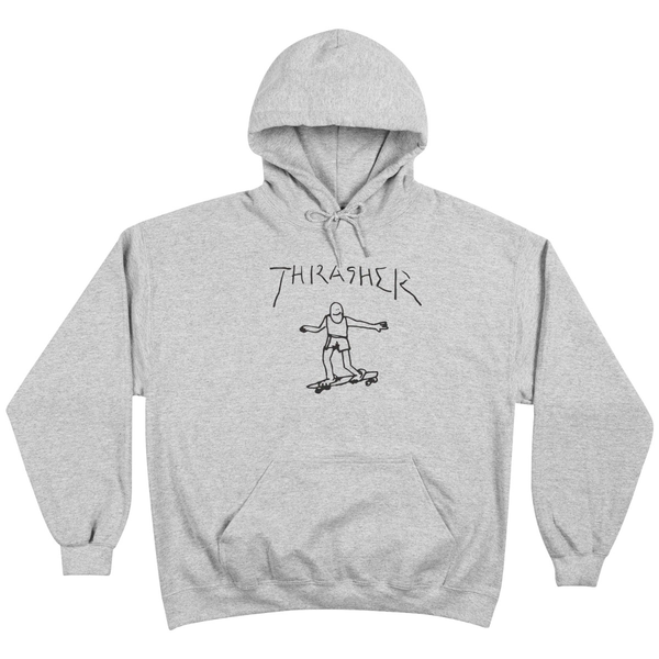 Thrasher Sweat Gonz Hood Grey Black