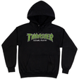 Thrasher Sweat Brick Hood Black