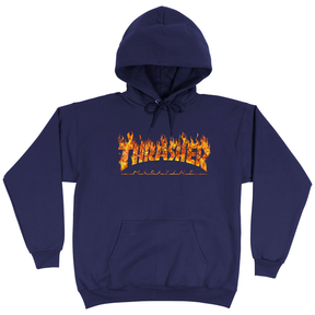 Thrasher Sweat Inferno Hood Navy