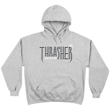 Thrasher Sweat Gothic Hood Grey