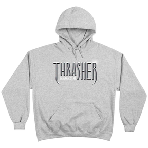 Thrasher Sweat Gothic Hood Grey