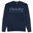 Thrasher Sweat Gato Navy Crew