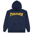 Thrasher Sweat Cover Logo Navy Hood