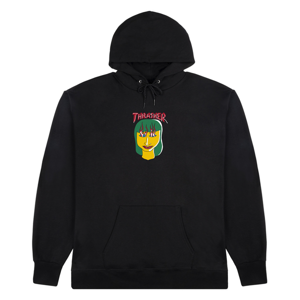 Thrasher Sweat Talk Shit By Gonz Black Hood