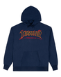 Thrasher Sweat Cracked By Exteenager Hood Navy