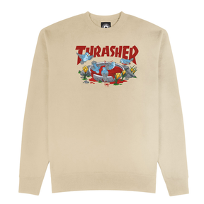 Thrasher Sweat Blood Bath Crew Sand