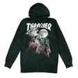 Sweat à capuche Thrasher Wolves Washed Black